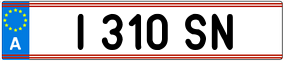 Truck License Plate